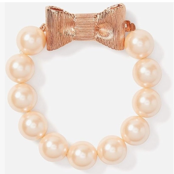 Kate Spade ♠️ All Wrapped Up In Pearls Large Bracelet - Picture 4 of 16